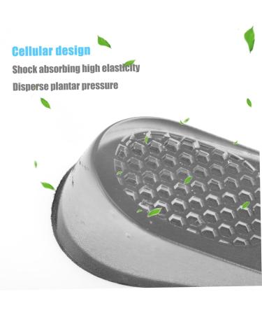 FRCOLOR Height Increasing Insoles for Men & Women - Shock-Absorbing Comfortable Shoe Cushions - 3 Pairs | International Shipping - Buy Online on GoSupps.com