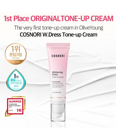 COSNORI W. Dress Tone-up Cream | Instant Skin Toning Hydration & Sebum Control | Vegan & Cruelty-Free | 1.69 oz - Buy Online on GoSupps.com