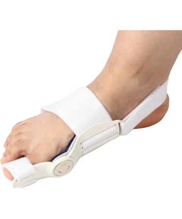 Women's Orthopedic Toe Straighteners with Hardened Gel Pack for Overlapping Toes - Bunion Corrector in White - Buy Online on GoSupps.com