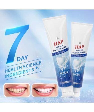 Hotluck Hap Repair Toothpaste - Fluoride Free with 9% Nano Hydroxyapatite Remineralizing Whitening for Sensitive Teeth - Oral Care Tooth Paste for Adults Mint 4oz (Pack of 3) 4 Ounce (Pack of 3) - Buy Online on GoSupps.com