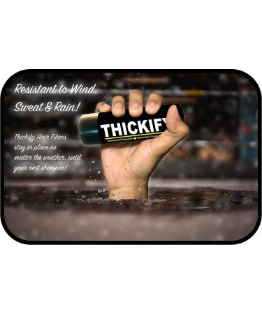 THICKIFY Hair Fibres 28g Bottle - Undetectable & Natural Hair Loss Concealer for Women & Men - Instant Hair Thickener for Fine Hair (Black) - Buy Online on GoSupps.com