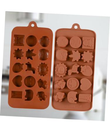 IMIKEYA 3pcs 15 Candy Molds Cooking Molds Silicone Baking Molds Cartoon Animal Mold Chocolate Cookie Silicone Molds Silicone Candy Mold Non-Stick Mold Silicone Bakeware Cake mediumx3pcs Coffeex3pcs - Buy Online on GoSupps.com