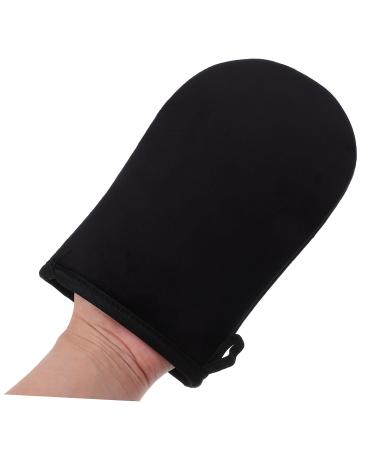 MERRYHAPY Self Tanner Glove Mitt Back Applicator for Body Lotion Plush Easy to Use Safety Tanning Glove Black - Buy Online on GoSupps.com