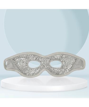 Shop Predolo Cooling Eye Mask | Reusable Gel Bead Hot Cold Eye Mask with Eye Holes for Relaxation - Gray | International Shipping - Buy Online on GoSupps.com