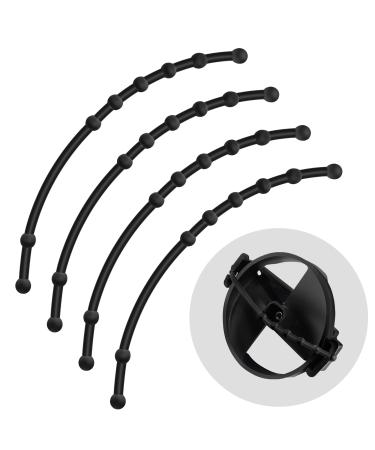 4pcs Rubber Guard Strap,Power Blade Protectors,Ice Auger Blade Protectors for Power & Hand Winter Ice Fishing