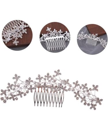 minkissy Accessories Rhinestone Alloy Hair Comb hairpin Wedding Headpiece for Bride Bridal Hair Comb Bride Hair Comb rhinestone hair accessories Bride Wedding Hair Comb flowers Flowers - Buy Online on GoSupps.com