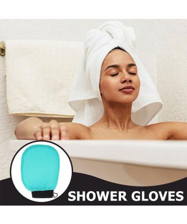 FRCOLOR Exfoliating Glove for Face & Body - Dead Skin Remover Mitt & Body Scrubber (Green) - Best International Shipping - Buy Online on GoSupps.com