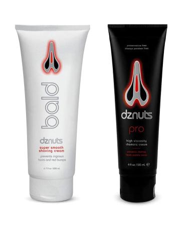 Pro Chamois Cream + Bald Super Smooth Shave Cream Pro + Shave Cream