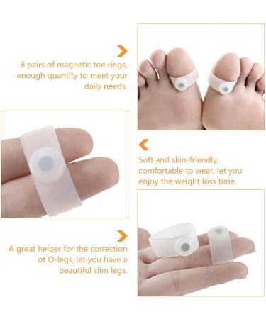 FOMIYES 5 Pairs Toe Ring Massage - Durable Magnetic Acupoint Bands for Feet | Home & Travel Use - Buy Online on GoSupps.com