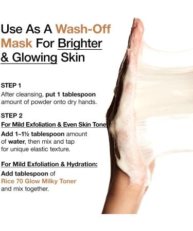 Auirshiky Rice Enzyme Brightening Cleansing Powder Rice + Ceramide facial cleanser for whiter radiant skin facial cleanser for dry skin 40 g - Buy Online on GoSupps.com