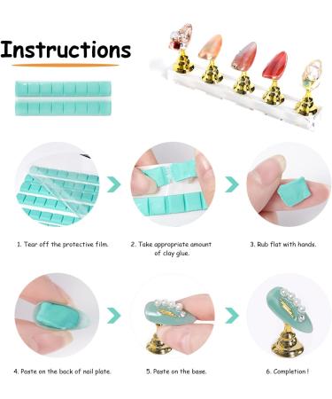 10pcs Acrylic Nail Art Display Stand with 3 Bases Nail Art Holder Base Crystal Nail Art Stand Magnetic for Nail Art Skills Practice Stand DIY Nail Art Nail Art Tools Art Salon Gold - Buy Online on GoSupps.com