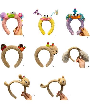 TQUXNGA Bear Hairband Headbands Practical Hair Accessory for Women Hair Loop for Face Washing and Photography Kapibara gourd headb - Buy Online on GoSupps.com