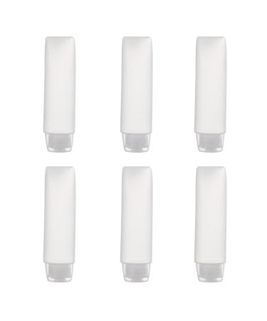 OTO 6 Pack Travel Size 30ml Squeeze Bottles - TSA Approved Cosmetic Containers - Buy Online on GoSupps.com