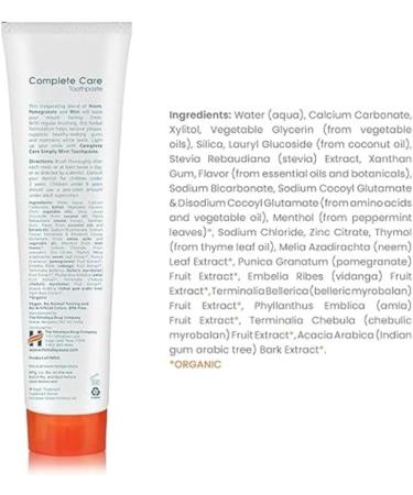 Himalaya Botanique Simply Mint Complete Care Toothpaste Refreshing Mint Flavour | Strong Teeth | Healthy Gums | Fresh Breath - 150g (Lot de 2) - Buy Online on GoSupps.com