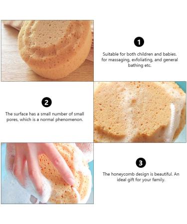 Beaupretty Bath Scrubber & Cleaning Sponge Set - 4PCS Foam Loofah for Shower & Bath Cleaning - Buy Online on GoSupps.com