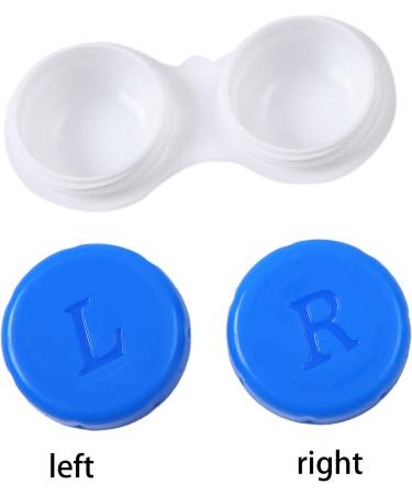 Elcoho 24 Pack Contact Lens Cases Set - Left/Right Eyes Holder Box - 6 Color Options - Buy Online on GoSupps.com