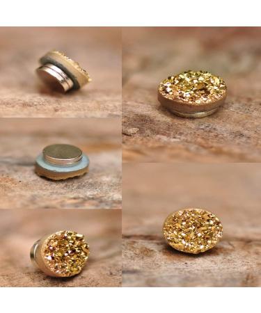 Magnetology Germanium Earrings - Non-Penetrating Magnetic Therapy & Crystal Earrings (Blue) | Enhance Health with Stylish Accessories - Buy Online on GoSupps.com