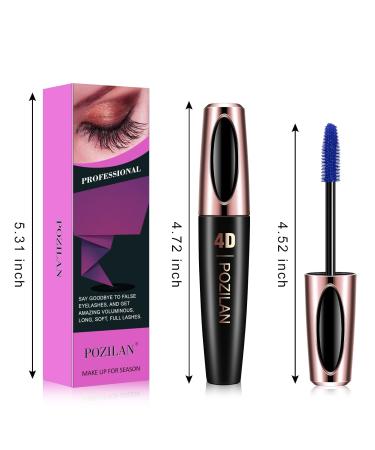 3 Pack Waterproof Colored Mascara Set - Purple Blue Green - Long-Lasting Natural Eye Makeup with Folding Comb Brush - Buy Online on GoSupps.com