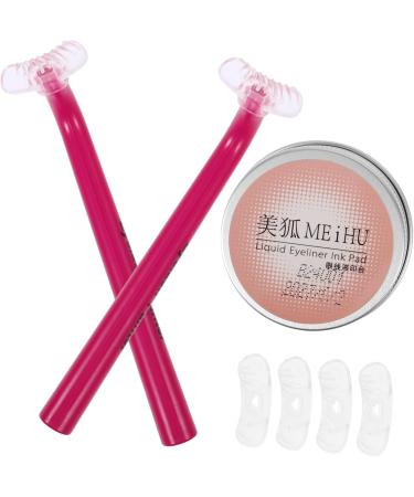 Beavorty 2 Sets Eye Makeup Aid Eye Makeup Assistant Tool Eyelash Stamp Lower Lashes Stamp for Women Bottom Lashes Stamps Lower Eyelashes Stamp for Makeup Eyelash Makeup Tool - Buy Online on GoSupps.com