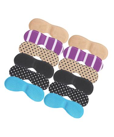NOLITOY 6 Pairs Accessories Cushion Heel pad Heel Half Size pad Foot Liner Insole Heel blisters Cushions Insole Comfortable Heel Liners Shoes Protector Heel Stickers