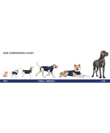 MPS Medical Pet Shirt for Medium+ Dogs - Blue | Quality Recovery Wear for Pets - Buy Online on GoSupps.com