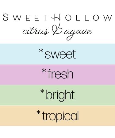 SweetHollow Citrus + Agave Nectar Fine Fragrance Mist Tropical Fruit Scented Perfume Body Spray with Clean Ingredients Infused with Essential Oil - Buy Online on GoSupps.com