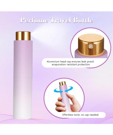 Kinwodon Perfume Atomiser Perfume Travel Bottle Refillable Perfume Bottle without Cap Atomiser Perfume Spray Bottle Dispensers Travel Essentials for Women Girls 8ml/Purple - Buy Online on GoSupps.com