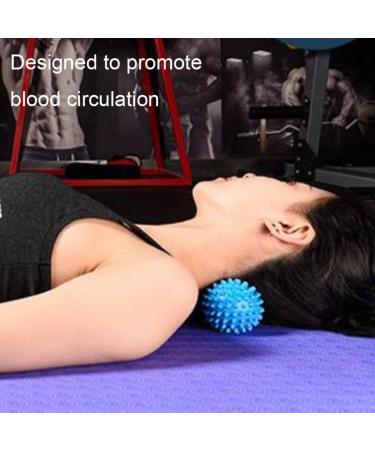 Stinge Peanut Shape Massage Ball - Spiky Hand & Foot Massage Device for Deep Muscle Relaxation - 2 Pieces Blue Roller - Buy Online on GoSupps.com