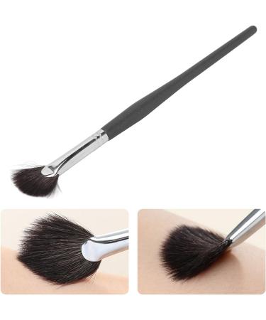 Verdant Touch Fan Makeup Brush Fan Highlighter Brush for Loose Powder and Blush Multipurpose Soft Bristles Fan Shaped Makeup Brush - Buy Online on GoSupps.com