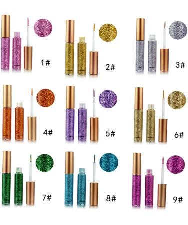 Didiseaon 30 Pcs Eyeliner Liquid Eyeshadow Shimmery Eyeliner Liquid Eyeliner - Buy Online on GoSupps.com