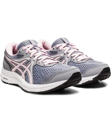 ASICS Women's Gel-Contend 7 Running Shoes - Sheet Rock/Pink Salt (Size 9) - Buy Online on GoSupps.com
