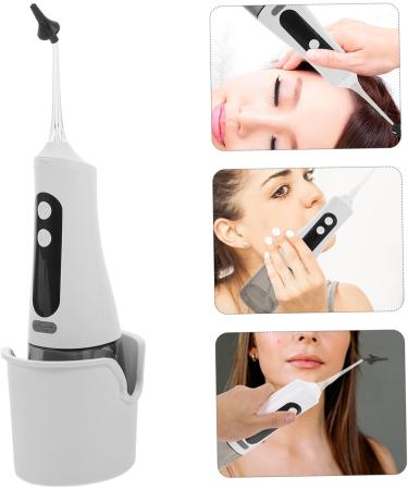LALADEFIEE Electric Ear Cleaner for Adults Portable Earwax Removal Tool with Deep Flushing Function Compact Design for Home and Travel Use Stylish White Ear Wax Cleaning Device - Buy Online on GoSupps.com