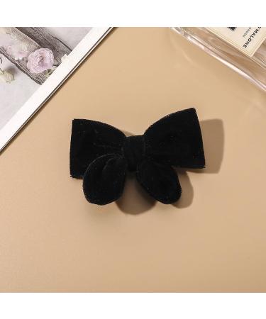 Vintage Duckbill Hairpin Set: 5 Plush Fashion Hair Bow Clips for Kids Simple Small Decorative Girls' Accessories - Buy Online on GoSupps.com
