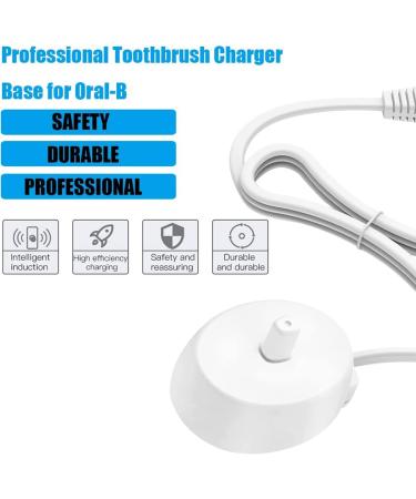 Oral-B Compatible Electric Toothbrush Charger Base | Model 3757 | Portable & Waterproof | Inductive Charging Cord for Travel - Buy Online on GoSupps.com