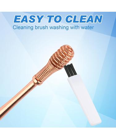 Stainless Steel Spring Ear Wax Removal Tool - Professional 360 Ear Cleaning Tool with Portable Storage Box and Brush - Comfortable Ear Massage - Ear Care Tools - Buy Online on GoSupps.com