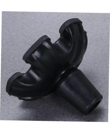 NOLITOY Crutch End Mats & Walking Stick Ferrule - Durable Rubber Accessories for Crutches & Walkers - Replacement Foot Pads for Walking Cane - Heavy Duty Black (11.50x11.50x7.50CM) - International Shipping Available - Buy Online on GoSupps.com