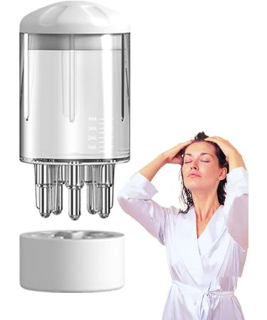 Zunishaone Scalp Oil Applicator Hair Proposal Bottle hair care bottle with integrated massage tools for hydration and daily maintenance white - Buy Online on GoSupps.com