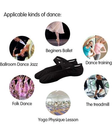 Buy Xiang Ru Ballet Shoes & Gymnastics Slips for Women & Children | Sizes 22-41 | Stylish Black Dance Footwear - Buy Online on GoSupps.com