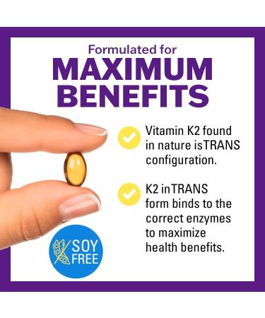 InnovixLabs Vitamin D3 K2 ADK Supplement - 5000 IU D3, 600 mcg A, MK7 MK4 - Optimal Calcium Absorption, Bone Health, Immune Support - 60 Capsules - Buy Online on GoSupps.com