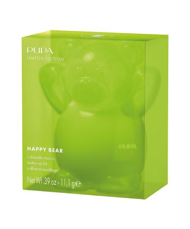 Pupa Milano Happy Bear Makeup Kit 006 Green | Blush Eyeshadow Highlighter & Lip Gloss | Perfect Makeup Gift Set for All Skin Types - Buy Online on GoSupps.com