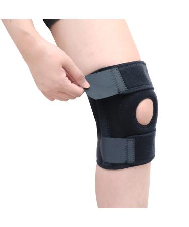 Sana-Vita Pro Knee Brace for Knee Pain Support Side Stabilizers Any Sports Pain Relief Meniscus Tear Arthritis black One Size