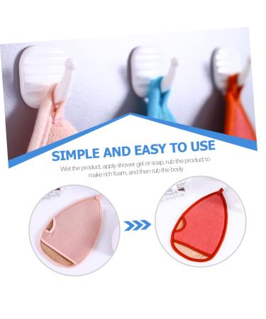 BELLIFFY 2pcs Exfoliating Bath Gloves | Scrub Gloves for Body Shower Spa | Loofah Scrubber Mitt for Bath Wash - Buy Online on GoSupps.com