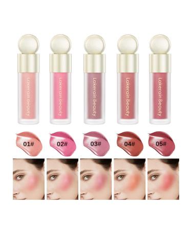 Turelifes Soft Cream Blush Makeup - Long-Lasting Liquid Blush for Natural Cheeks | Smudge-Proof, Dewy Finish, Easy to Blend | Velvet Mousse Formula (2) - Buy Online on GoSupps.com