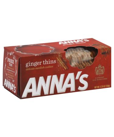 ANNAS COOKIE THIN GNGR, 5.25 OZ (Pack of 4)