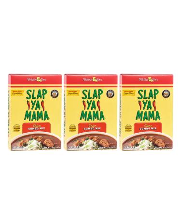 Slap Ya Mama Louisiana Style Gumbo Dinner Mix, Quick and Easy Cajun Meal, 5 Ounce Box, Pack of 3