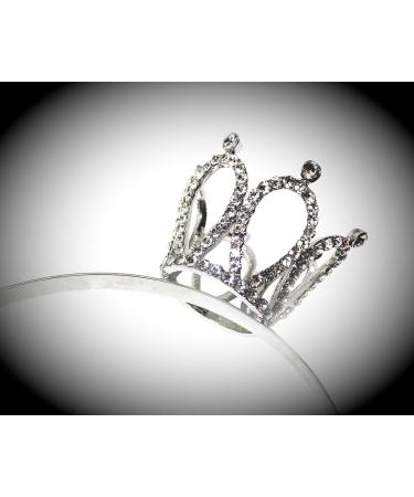 Birthday Crown for Girls - Silver Tiara for Kids, Queen Crown Headband - Women's Birthday Tiara - Buy Online on GoSupps.com