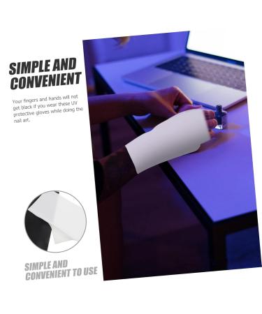 POPETPOP 2 Pairs Manicure gloves half finger gloves Anti-UV gloves Wear-resistant gloves sun gloves pink gloves UV gloves for gel manicures nail art UV gloves sun protection Nail supplies - Buy Online on GoSupps.com