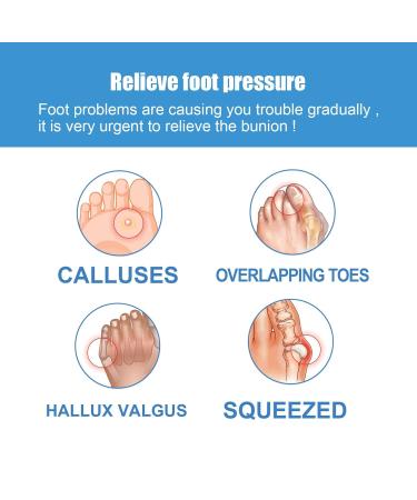 Soft Silicone Frogued Toe Separator Set for Pain Relief & Correcting Hallux Valgus - 2 Pack - Buy Online on GoSupps.com