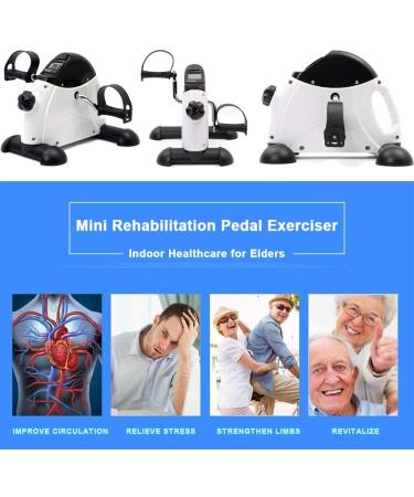 DECELI Under Desk Bike Pedal Exerciser - Portable Mini Exercise Bike with LCD Display - Buy Online on GoSupps.com
