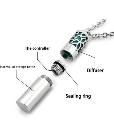 SHOWNICE Star Signs Pendant Necklace | Aromatherapy Oil Diffuser Locket in Stainless Steel - Aries - Buy Online on GoSupps.com